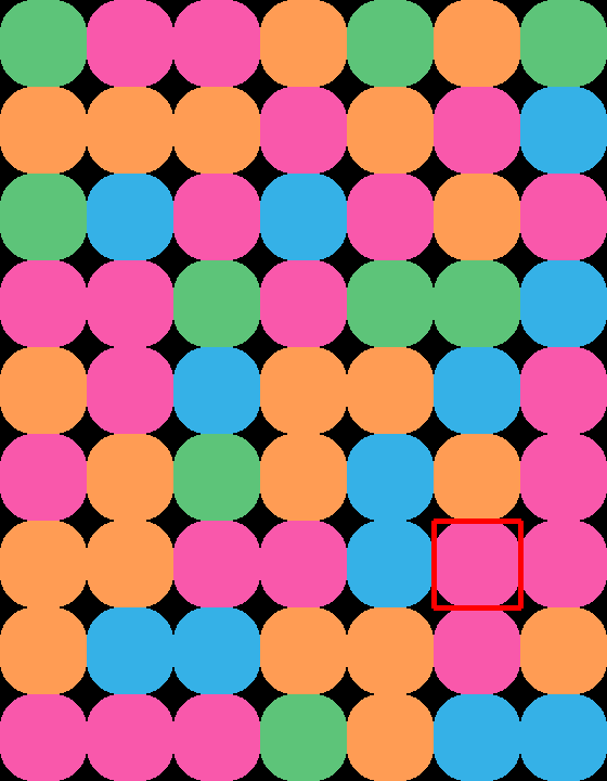 Example game of NRK former played by the computer