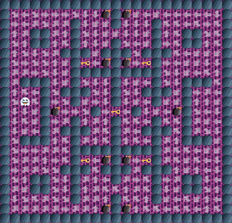 a q-learning agent solving a maze